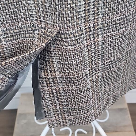 Vintage 80's Evan Picone womens plaid checkered Made in USA suit Size 2 - Picture 10 of 16